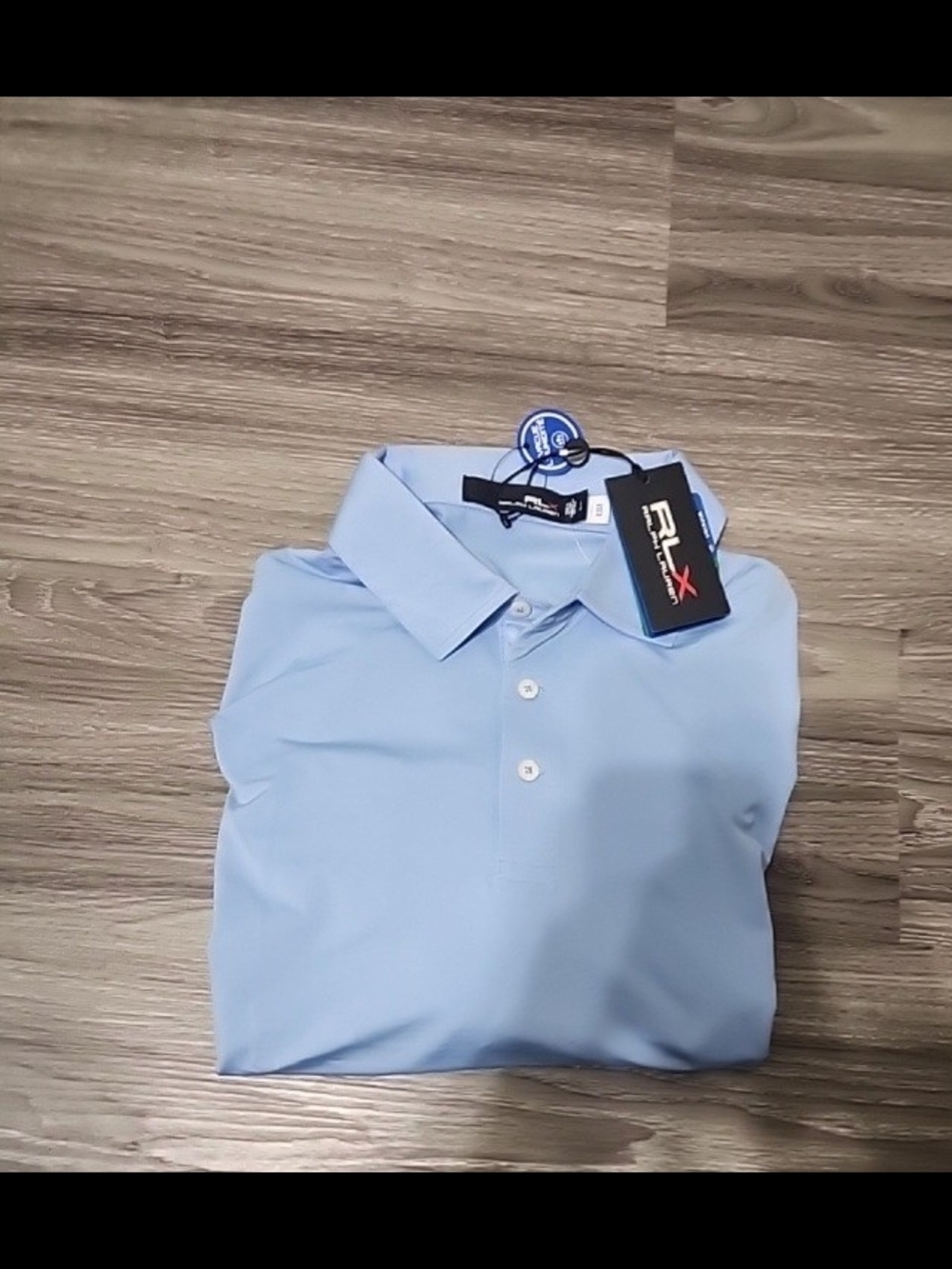 RLX Ralph Lauren Sky Blue Performance Polo